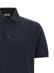Etro Blaues Baumwoll-Polohemd