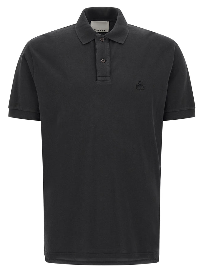 Isabel Marant Schwarzes Baumwoll-Poloshirt