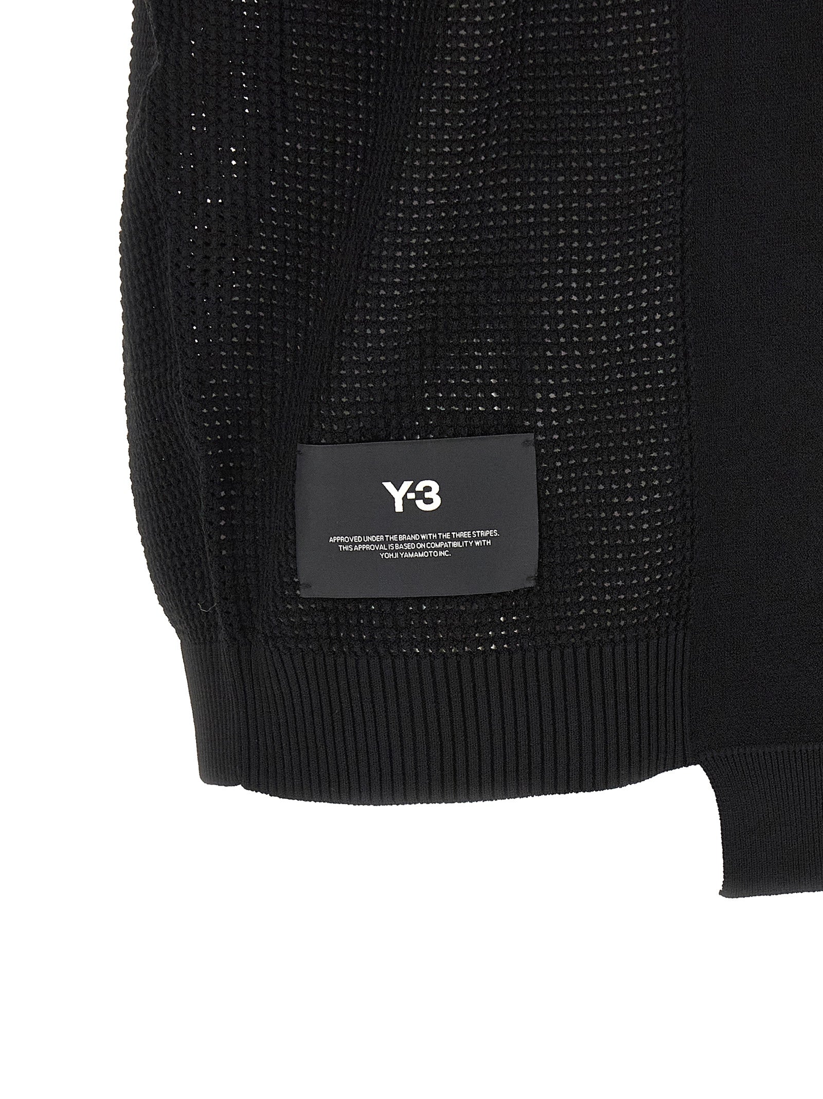 Y-3 Schwarze ärmellose Weste aus Viskose