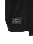 Y-3 Schwarze ärmellose Weste aus Viskose