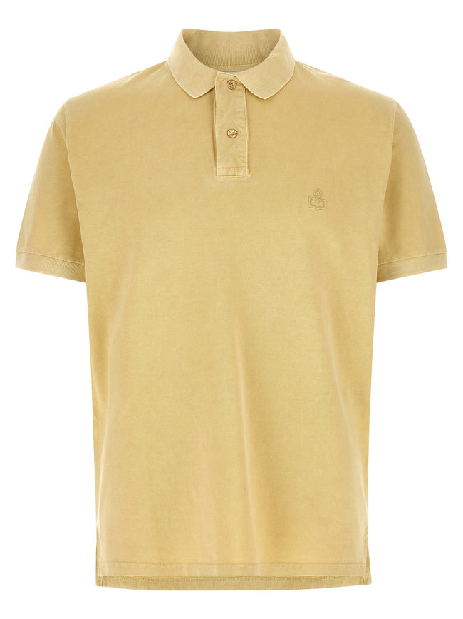 Isabel Marant Bicolor Cotton Polo Shirt