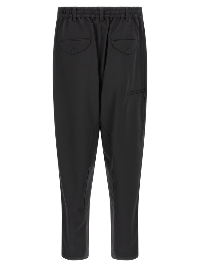 Y-3 Schwarze Freizeithose aus Polyester