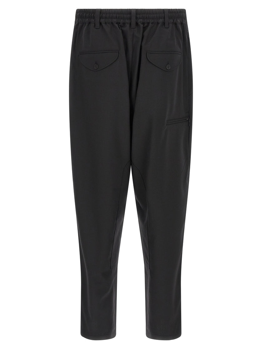 Y-3 Schwarze Freizeithose aus Polyester