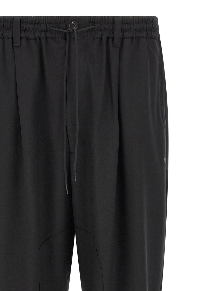 Y-3 Schwarze Freizeithose aus Polyester