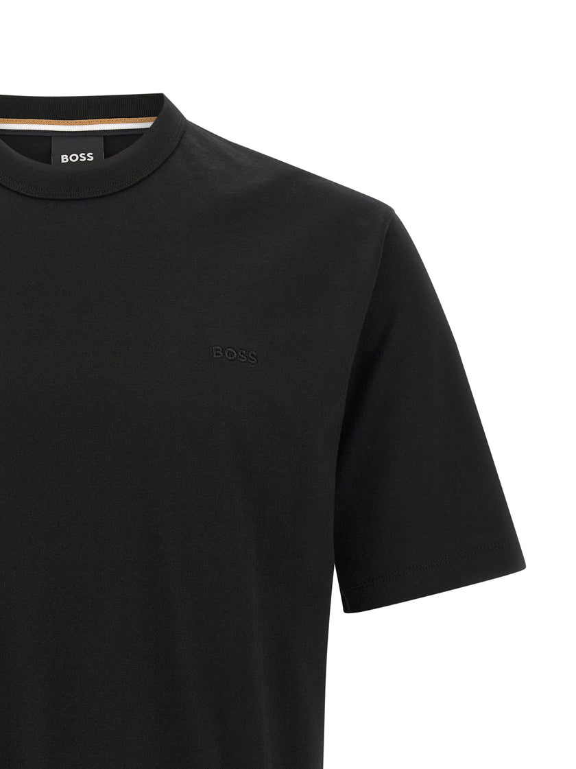 Hugo Boss Schwarzes Baumwoll-T-Shirt