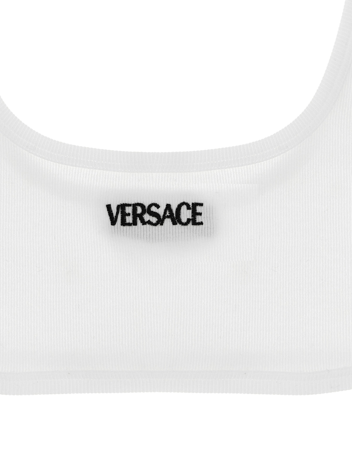 Versace Weißer Baumwoll-BH