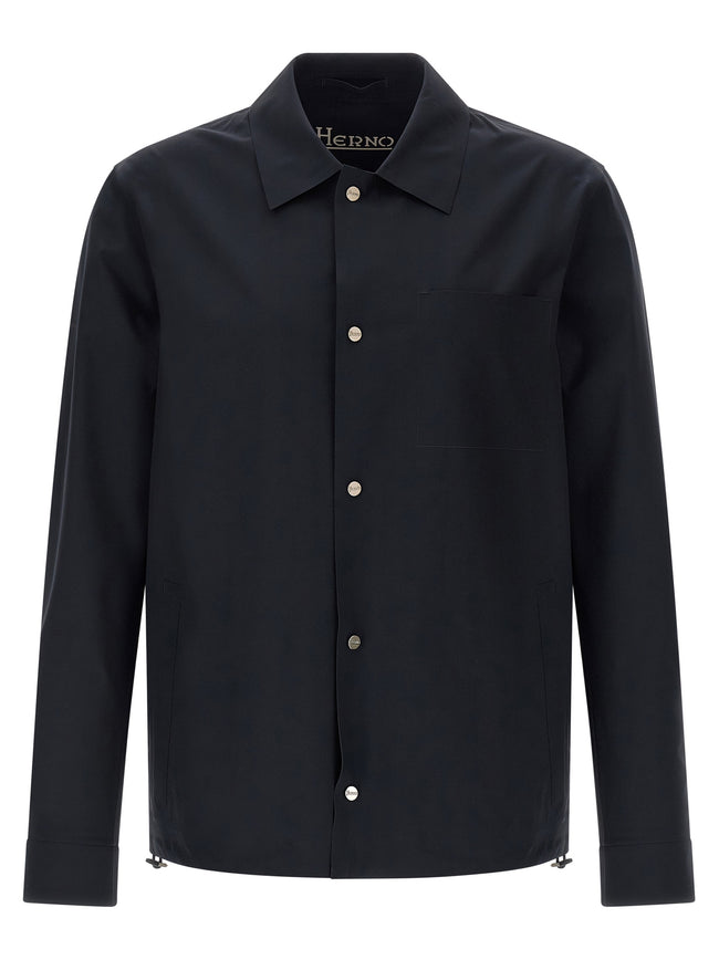 Herno Blaue Shell-Jacke aus Polyamid