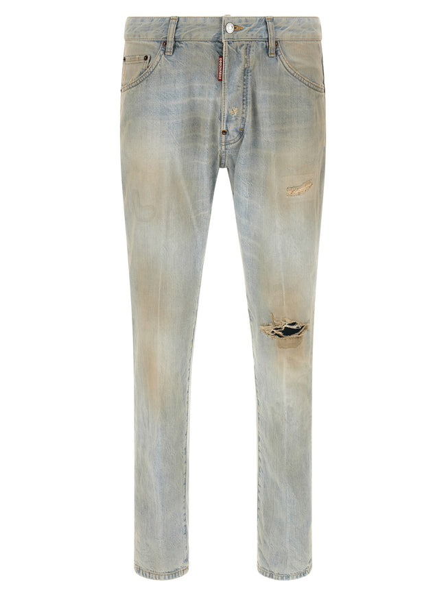 Dsquared² Blaue Baumwolljeans Denim