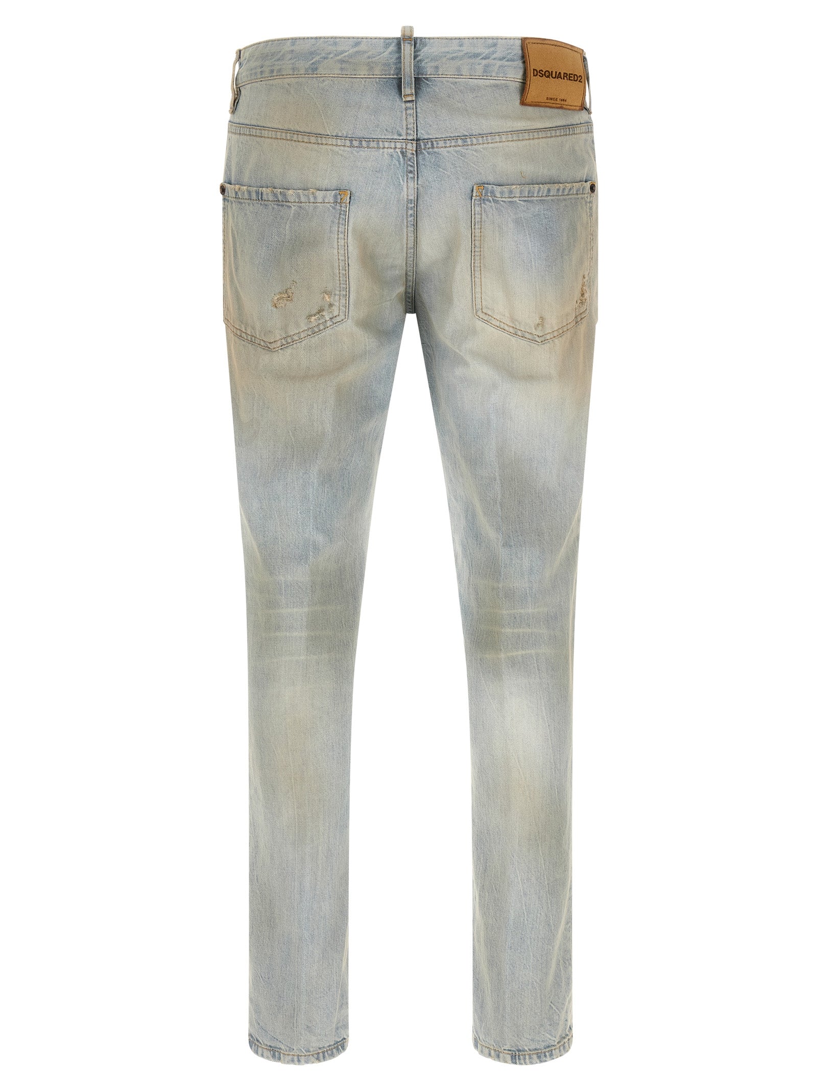 Dsquared² Blaue Baumwolljeans Denim