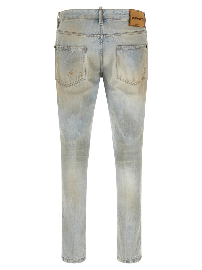 Dsquared² Blaue Baumwolljeans Denim