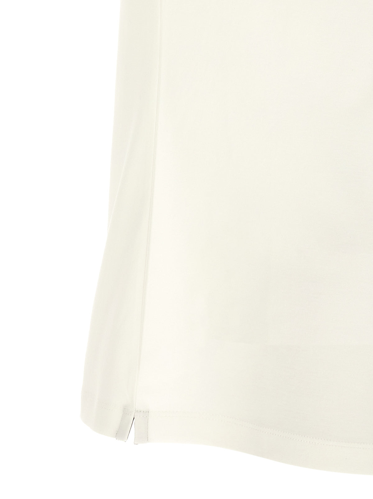 Brunello Cucinelli Weißes Baumwoll-T-Shirt