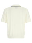 Casablanca Weißes Poloshirt aus Baumwolle