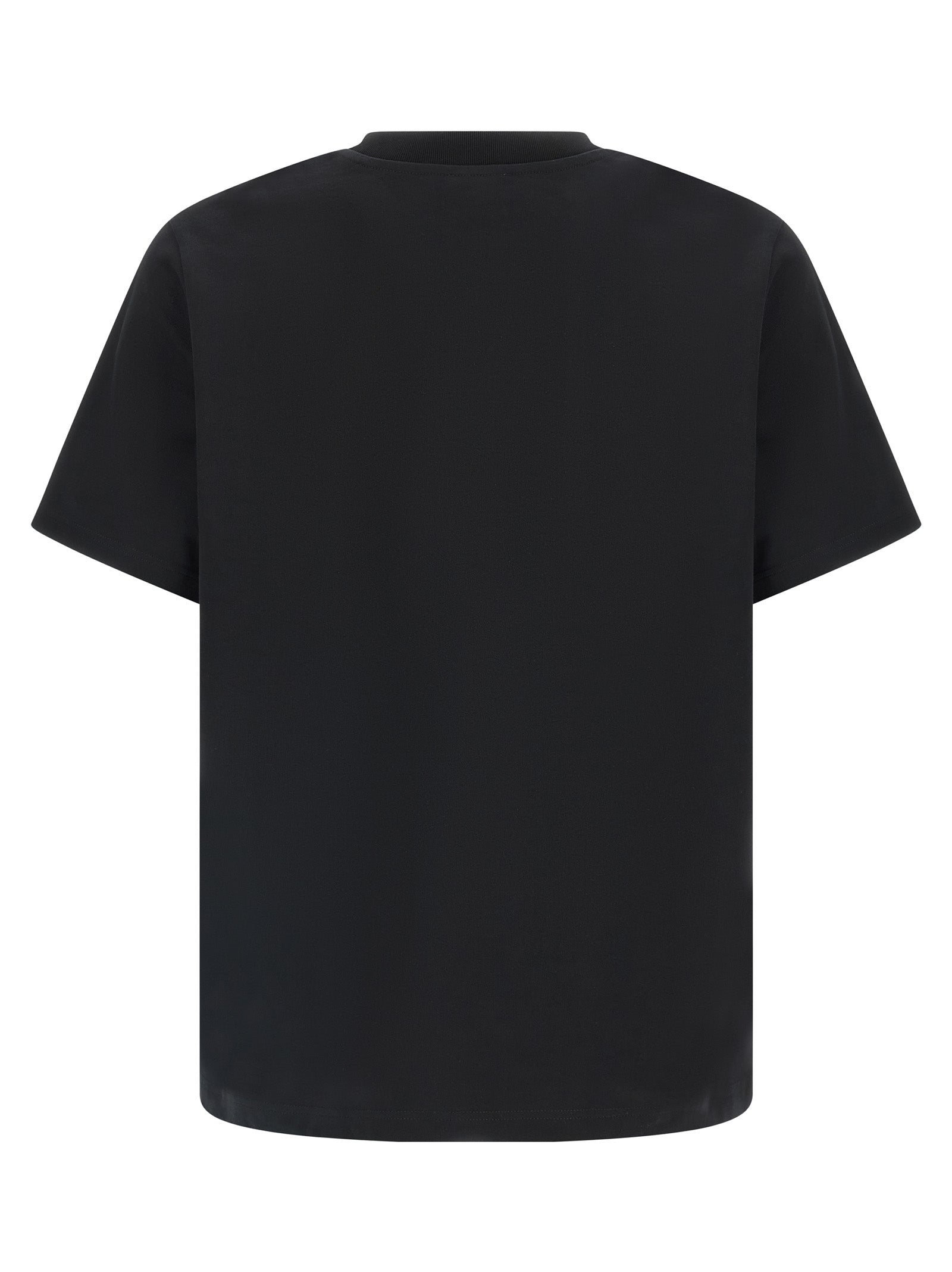 Casablanca Schwarzes Bio-Baumwoll-T-Shirt