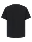 Casablanca Schwarzes Bio-Baumwoll-T-Shirt