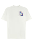 Casablanca Weißes T-Shirt aus Bio-Baumwolle
