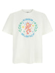 Casablanca Weißes T-Shirt aus Bio-Baumwolle