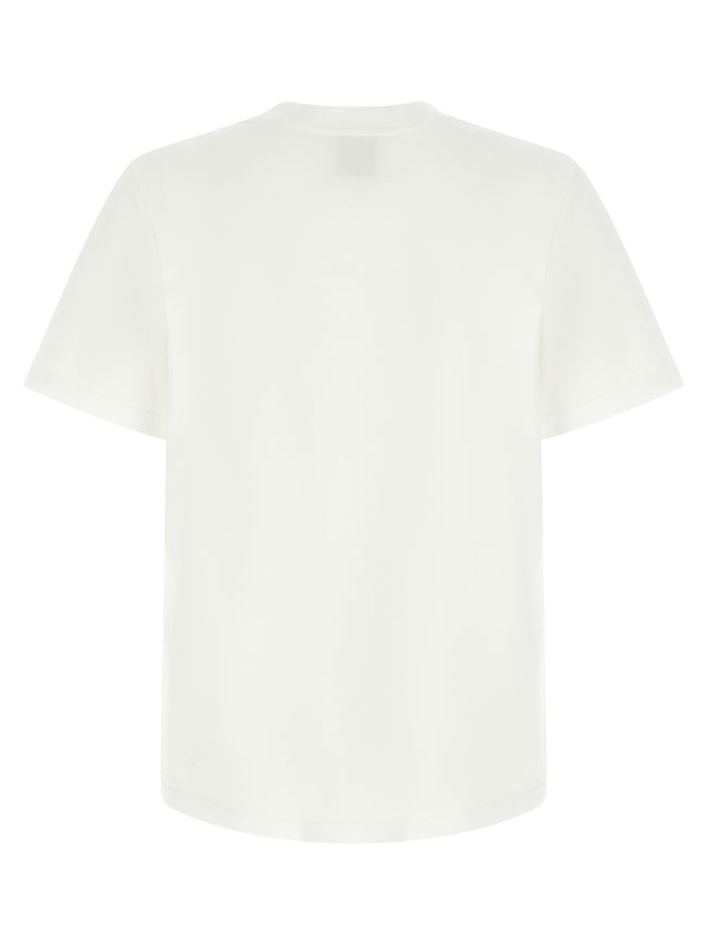 Casablanca Weißes T-Shirt aus Bio-Baumwolle
