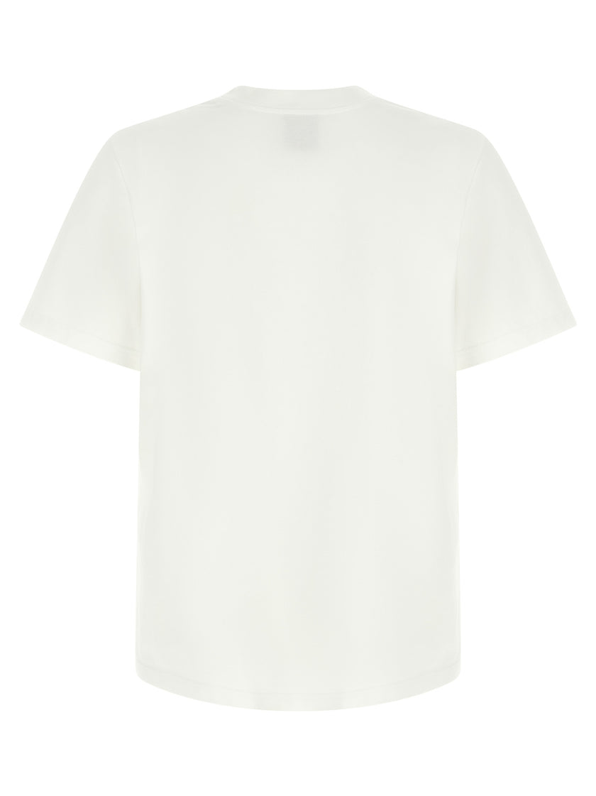 Casablanca Weißes T-Shirt aus Bio-Baumwolle