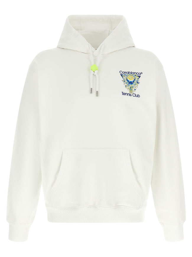 Casablanca Weißer Pullover aus Bio-Baumwolle