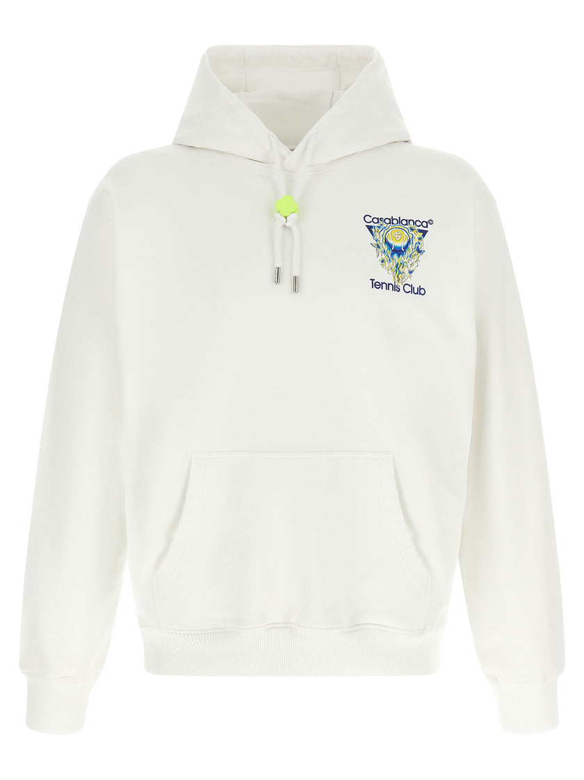 Casablanca Weißer Pullover aus Bio-Baumwolle