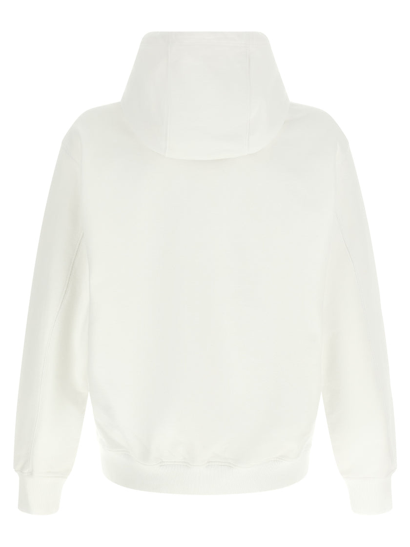Casablanca Weißer Pullover aus Bio-Baumwolle