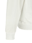 Casablanca Weißer Pullover aus Bio-Baumwolle