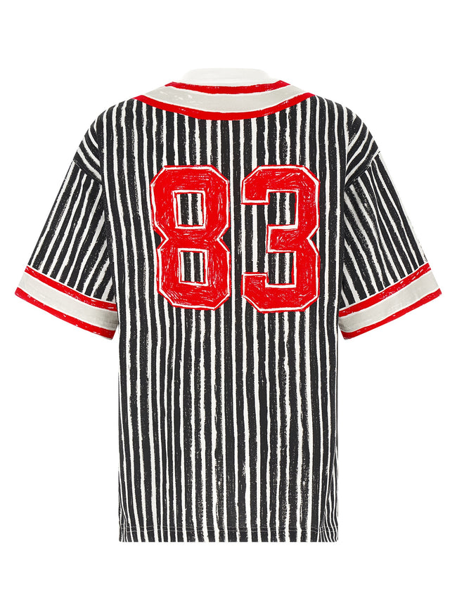 Moschino Mehrfarbiges Polohemd aus Baumwolle
