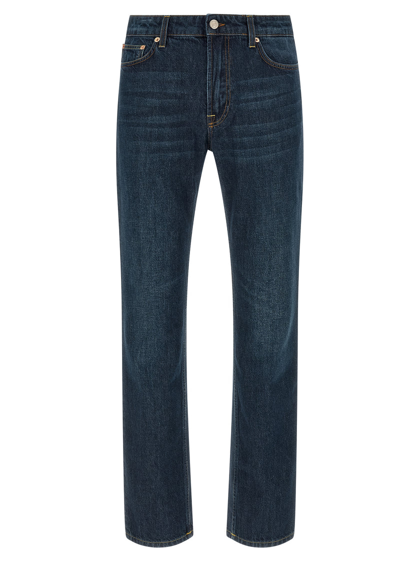 Department 5 Blaue Jeans aus Baumwolle im geraden Schnitt
