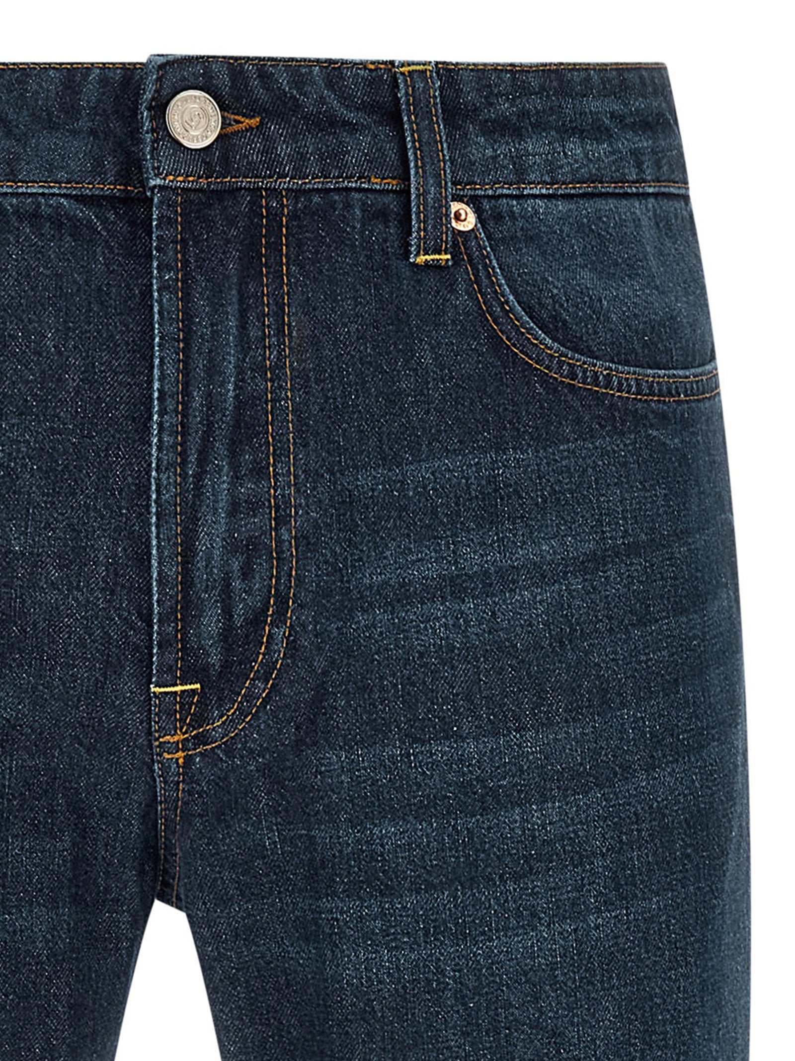 Department 5 Blaue Jeans aus Baumwolle im geraden Schnitt
