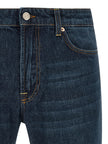 Department 5 Blaue Jeans aus Baumwolle im geraden Schnitt