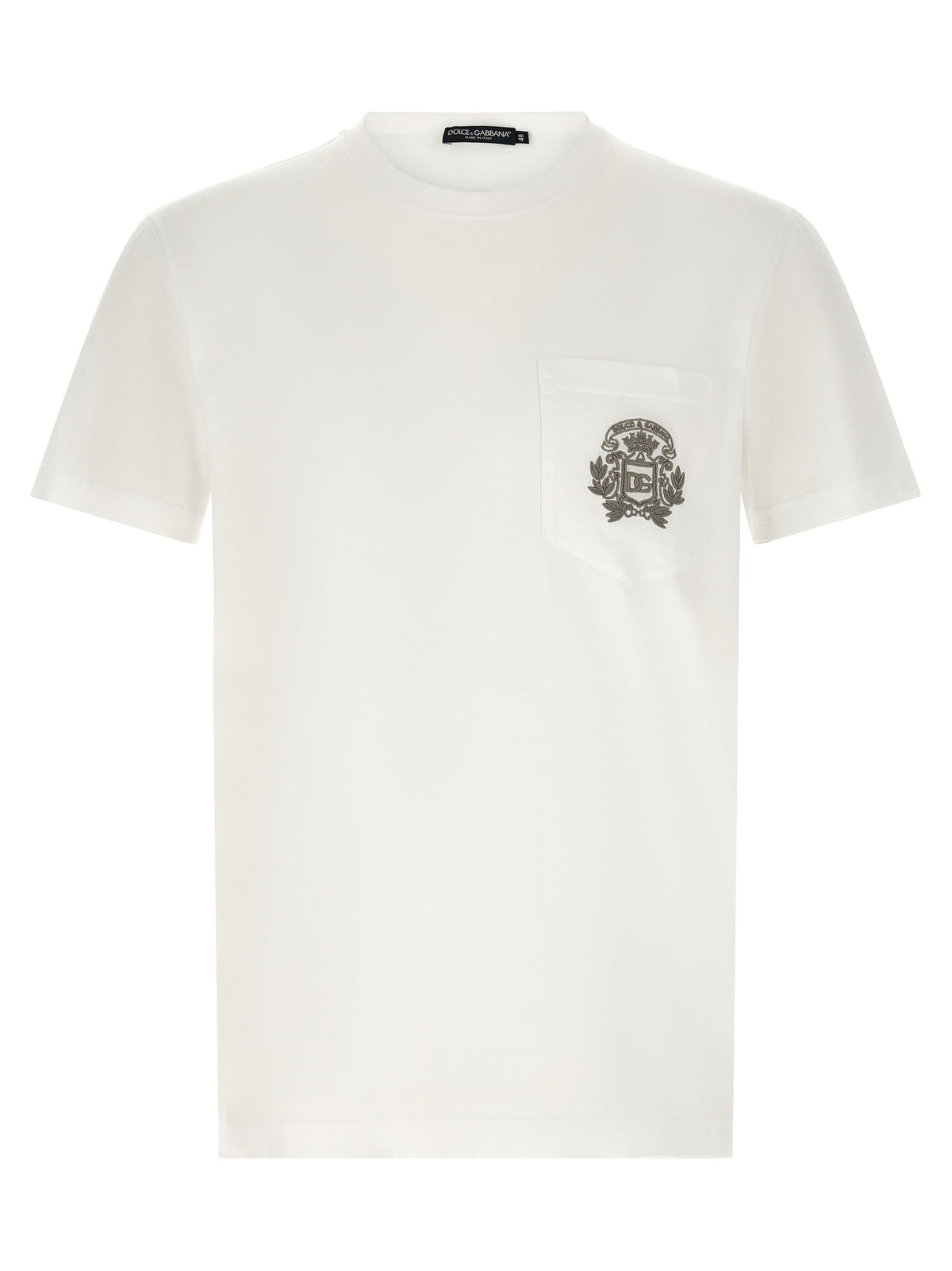 Dolce & Gabbana Weißes Baumwoll-T-Shirt