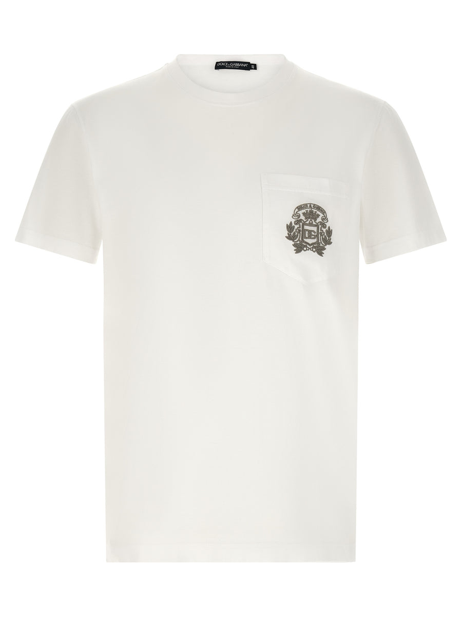 Dolce & Gabbana White Cotton T-shirt