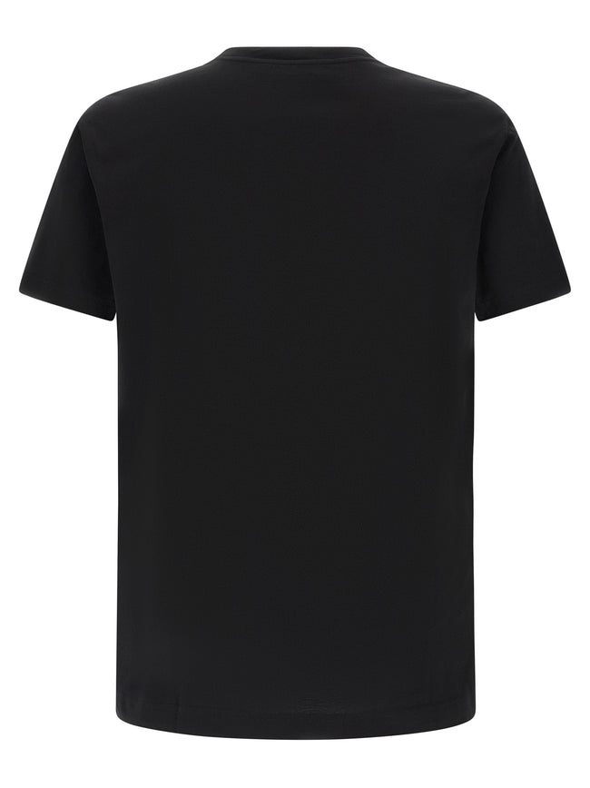 Dolce & Gabbana Schwarzes Baumwoll-T-Shirt