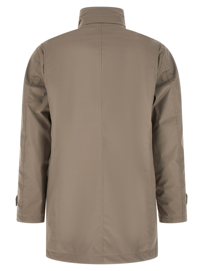 MooRER Graue Shell-Jacke aus Polyester