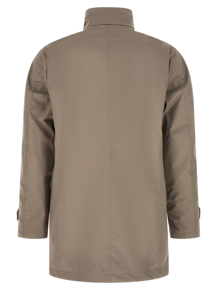 MooRER Graue Shell-Jacke aus Polyester
