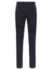 Incotex Blaue Hose aus reiner Schurwolle