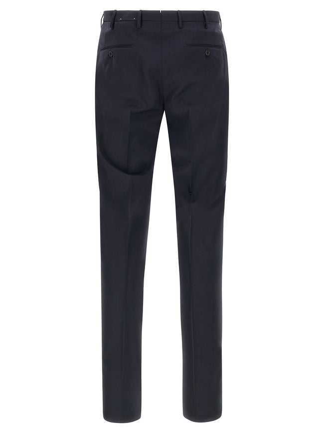 Incotex Blaue Hose aus reiner Schurwolle