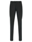 Incotex Schwarze Hose aus reiner Schurwolle