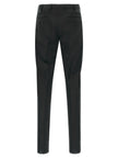 Incotex Schwarze Hose aus reiner Schurwolle