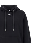 Off-White Schwarzer Baumwoll-Sweatshirt