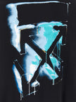 Off-White Schwarzer Baumwoll-Sweatshirt