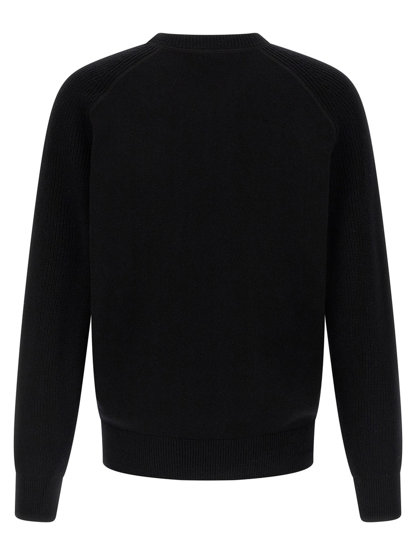 Hugo Boss Schwarzer Cardigan aus Schurwolle