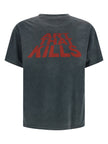 GALLERY DEPT. Schwarzes Baumwoll-T-Shirt