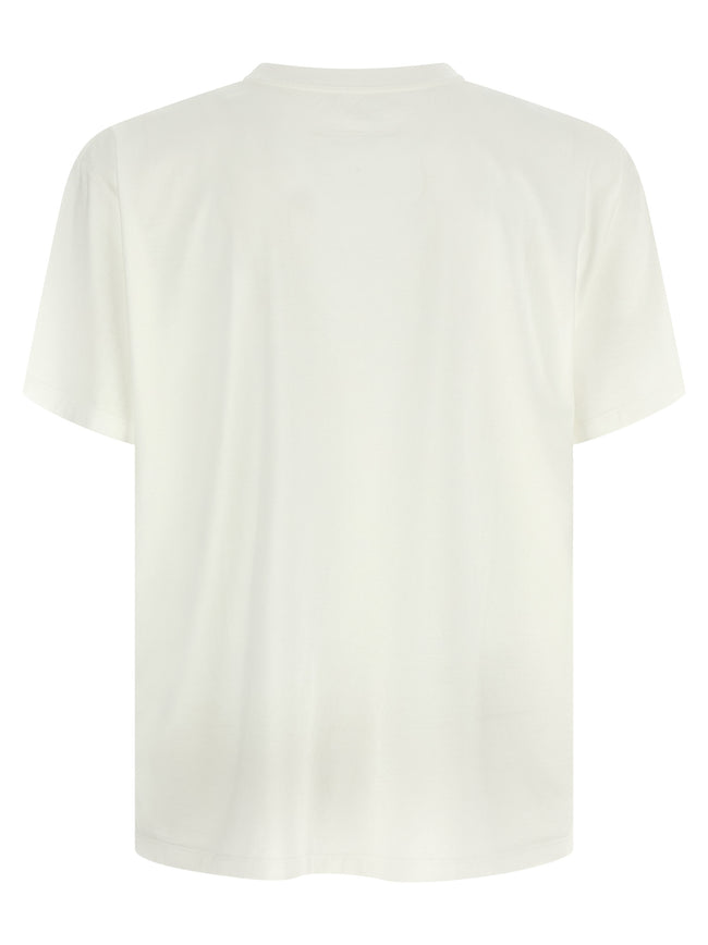 MM6 Maison Margiela Weißes Baumwoll-T-Shirt