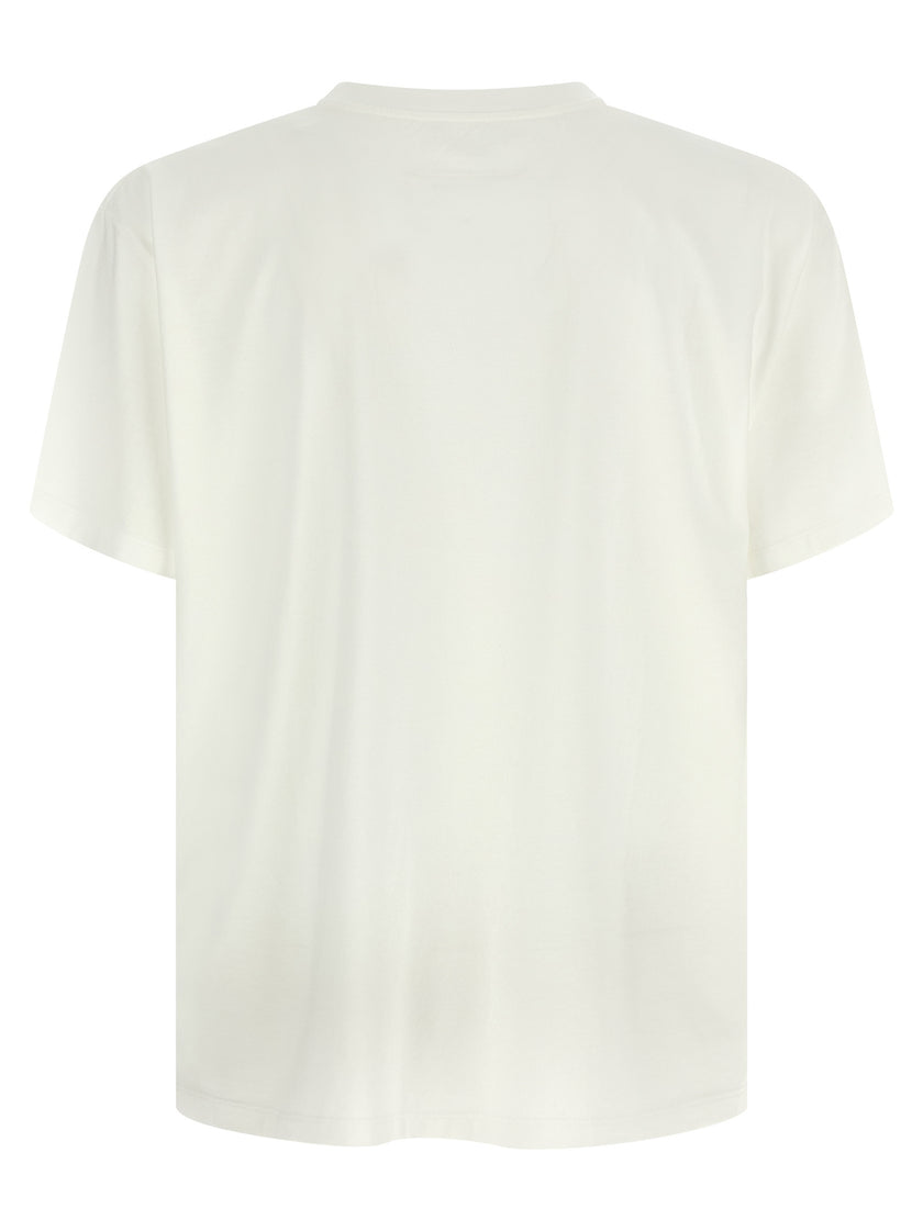 MM6 Maison Margiela Weißes Baumwoll-T-Shirt