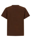 Entire Studios Braunes Baumwoll-T-Shirt