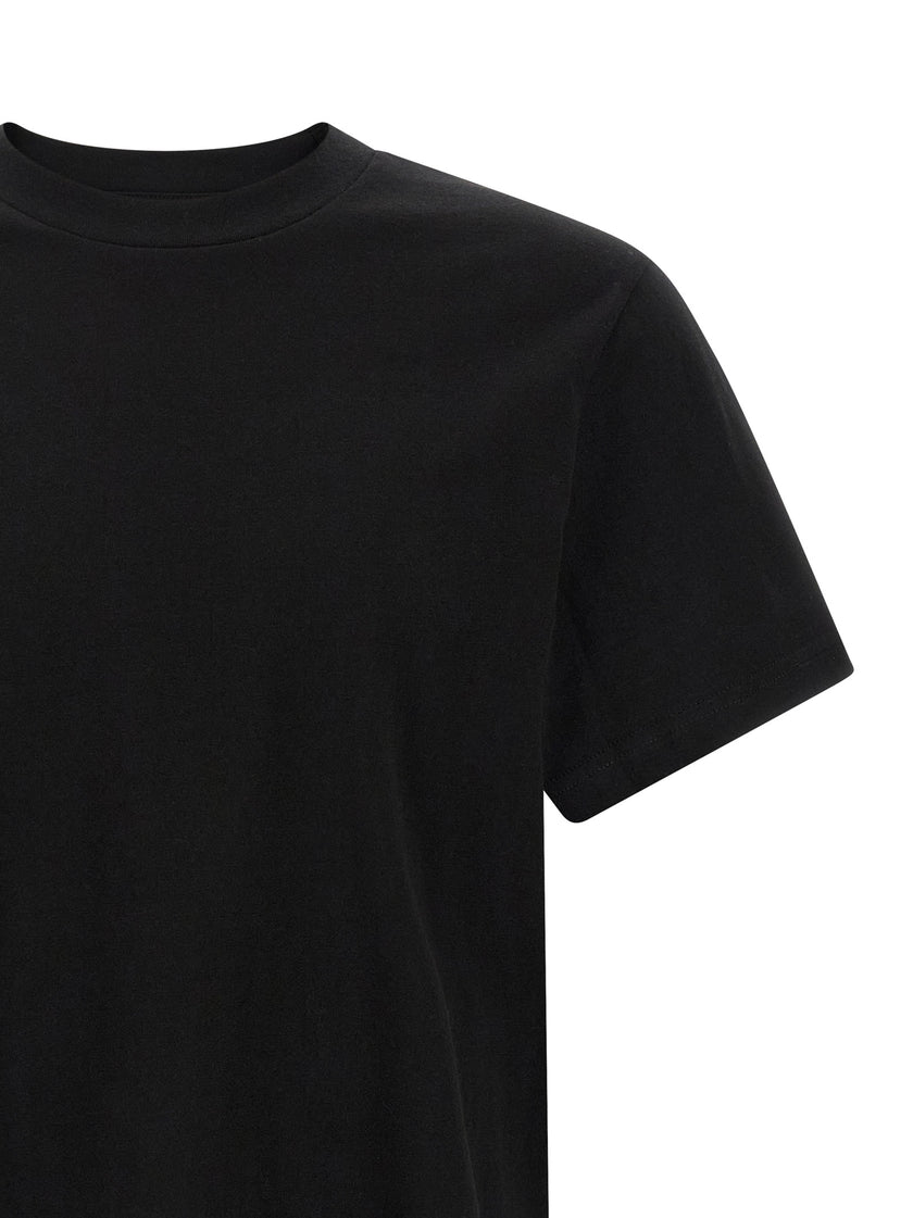 Entire Studios Schwarzes Baumwoll-T-Shirt