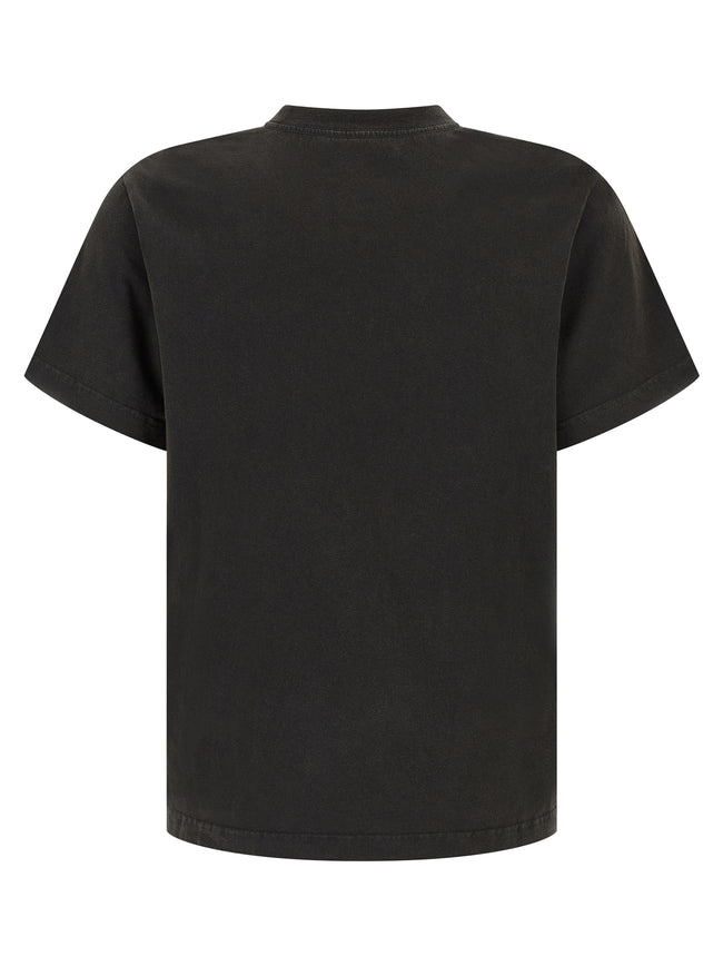 Entire Studios Graues Baumwoll-T-Shirt
