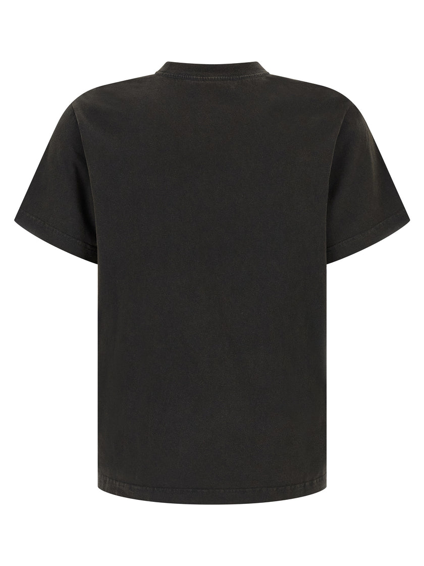 Entire Studios Graues Baumwoll-T-Shirt