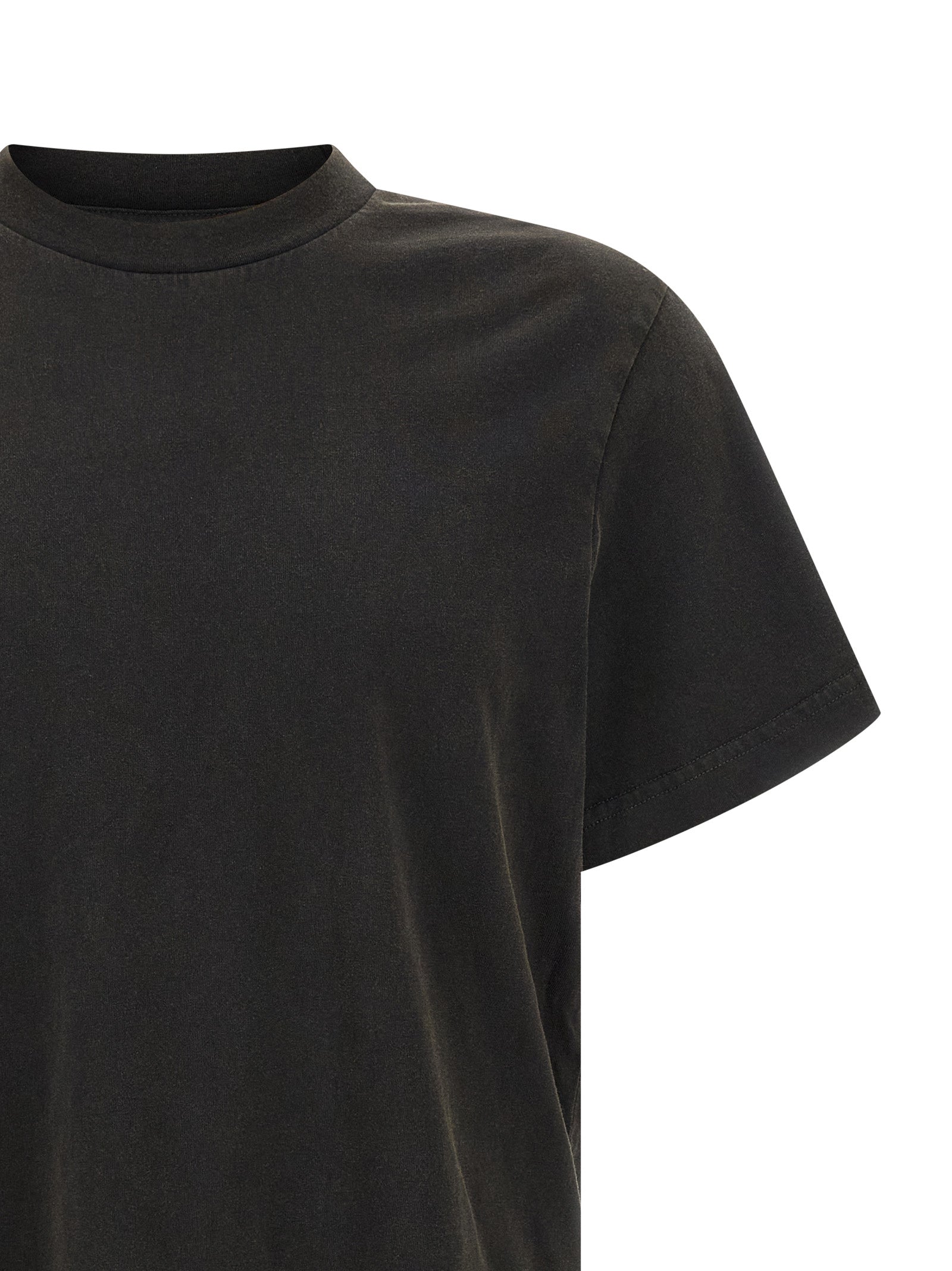 Entire Studios Graues Baumwoll-T-Shirt